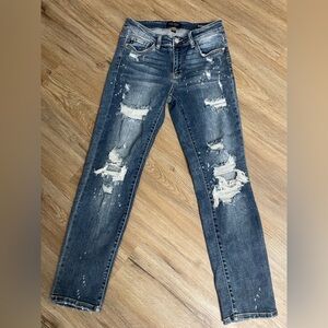 Judy Blue Dark Wash Boyfriend Jeans size 5/27